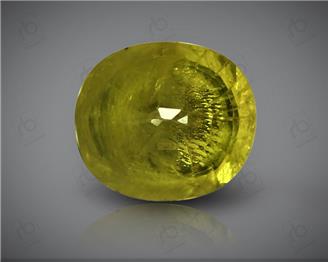 Natural Heated & Treated Yellow Sapphire Certified 3.22 CTS (DIN 86167 )